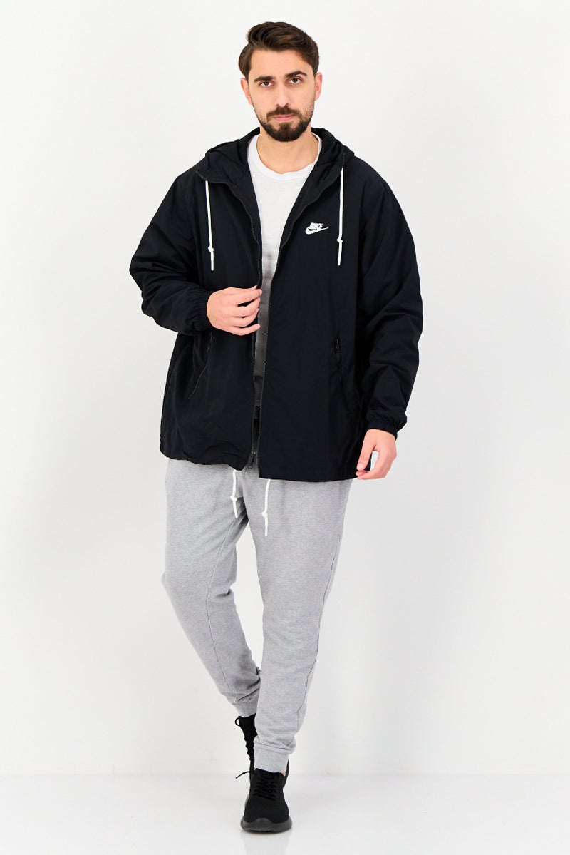 Nike جاكيت تدريب رياضي للرجال بأكمام طويلة، أسود - Image 4